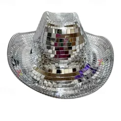 Sequin Hat Costume Cap Chic Bling Dance Hats Disco Ball Hat Fisherman Hat