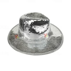 Sequin Hat Costume Cap Chic Bling Dance Hats Disco Ball Hat Fisherman Hat