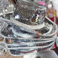 Sequin Hat Costume Cap Chic Bling Dance Hats Disco Ball Hat Fisherman Hat