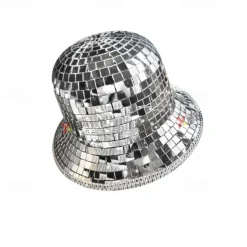 Sequin Hat Costume Cap Chic Bling Dance Hats Disco Ball Hat Fisherman Hat