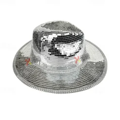Sequin Hat Costume Cap Chic Bling Dance Hats Disco Ball Hat Fisherman Hat