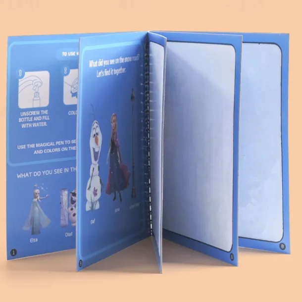 1Set Children Painting Drawing Toys Reusable Coloring Book Magic Water Drawing Book Sensory Early Education Toys For Kids