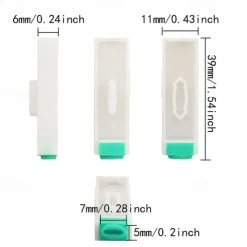 2Sets Detachable Number Letter Stamp Alphabet A-Z Combination Set Numeral 0-9 for Card Tag Scrapbook Craft Making Teaching