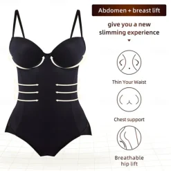 Shapewear Bodysuits Underwear Slimming Bodys Women Sexy Bodysuit Body Shaper Lingerie Black Trimmer Modeling Strap
