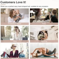 Shapewear for Women Tummy Control Body Shaper Butt Lifter Thigh Slimmer Faja Plus Size with Zipper Crotch