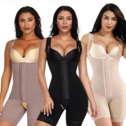 Shapewear Tummy Control Fajas Colombianas High Compression Body Shaper for Women Butt Lifter Thigh Slimmer