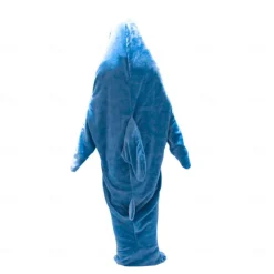 Shark Blanket Kigurumi Pajamas Sofa Blanket for Adults' Unisex Cute Christmas Halloween Carnival Easy Halloween Costumes