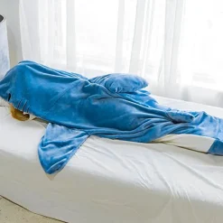 Shark Blanket Kigurumi Pajamas Sofa Blanket for Adults' Unisex Cute Christmas Halloween Carnival Easy Halloween Costumes