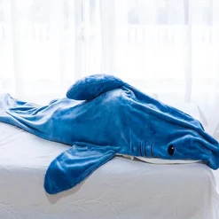 Shark Blanket Kigurumi Pajamas Sofa Blanket for Adults' Unisex Cute Christmas Halloween Carnival Easy Halloween Costumes