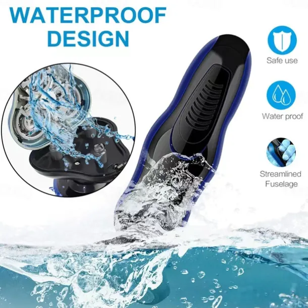 Shaver Grooming Kit Washable Electric Shaver Beard Trimmer Electric Razor For Men Rechargeable Shaving Machine Accessories with Ear Cleaner