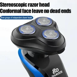 Shaver Grooming Kit Washable Electric Shaver Beard Trimmer Electric Razor For Men Rechargeable Shaving Machine Accessories with Ear Cleaner