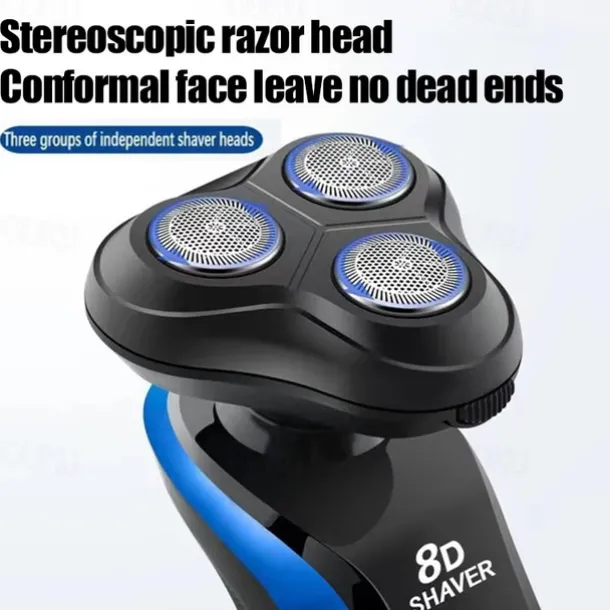 Shaver Grooming Kit Washable Electric Shaver Beard Trimmer Electric Razor For Men Rechargeable Shaving Machine Accessories with Ear Cleaner