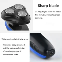 Shaver Grooming Kit Washable Electric Shaver Beard Trimmer Electric Razor For Men Rechargeable Shaving Machine Accessories with Ear Cleaner