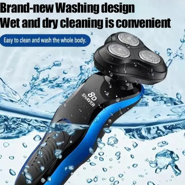 Shaver Grooming Kit Washable Electric Shaver Beard Trimmer Electric Razor For Men Rechargeable Shaving Machine Accessories with Ear Cleaner
