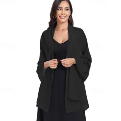 Shawl Wraps for Women Wedding Evening Chiffon Soft Shawls for Wedding Guest Bridal Scarf