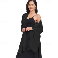 Shawl Wraps for Women Wedding Evening Chiffon Soft Shawls for Wedding Guest Bridal Scarf