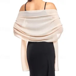 Shawl Wraps for Women Wedding Evening Chiffon Soft Shawls for Wedding Guest Bridal Scarf