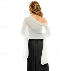 Shawl Wraps for Women Wedding Evening Chiffon Soft Shawls for Wedding Guest Bridal Scarf