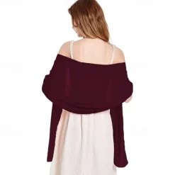 Shawls and Wraps Soft Chiffon Scarve Scarf For Evening Party Dresses Wedding Stole