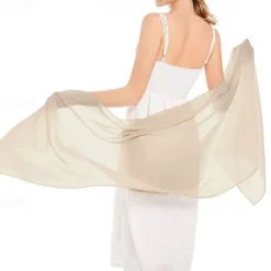 Shawls and Wraps Soft Chiffon Scarve Scarf For Evening Party Dresses Wedding Stole