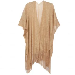 Shawls Women's Wrap Elegant Sparkle & Shine Sleeveless Polyester Wedding Wraps With Pure Color For Party Spring & Summer