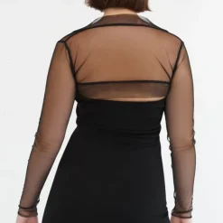 Shawls Women's Wrap Elegant Pure Sun Protection Long Sleeve Tulle Wedding Wraps With Pure Color For Party Spring & Summer