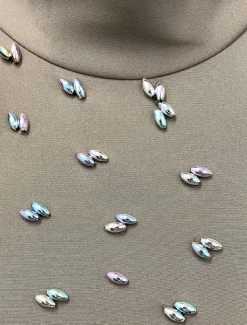 Sheath Cocktail Dresses Elegant Dress Formal WorkWear Ankle Length Sleeveless High Neck Stretch Fabric with Slit Appliques Dresses