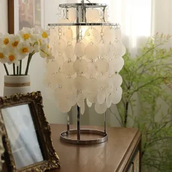 Shell Bedside Table Lamp Decoration Bedroom Bedside Lamp 110-240V