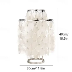 Shell Bedside Table Lamp Decoration Bedroom Bedside Lamp 110-240V