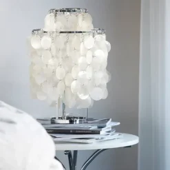 Shell Bedside Table Lamp Decoration Bedroom Bedside Lamp 110-240V