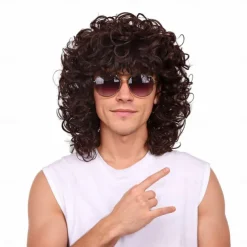 Short Curly Halloween Cosplay Wig for Men For Carvinal