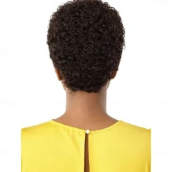 Short Curly Human Hair Wigs for Women 100% Brazilian Virgin Short Human Hair Pixie Cut Wigs Short bob Curly Non Lace Human Hair Wigs