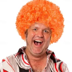 Short Fluffy Afro Wigs-Women Men Kinky Curly Disco Hippie Wig for Costume Cosplay Carnival Christmas Party