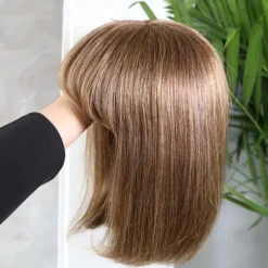 Short Pixie Cut Color Wigs 150% Brazilian Remy Straight Wig Human Hair Bob Wigs Fringe Wigs Human Hair Wigs For Black Women