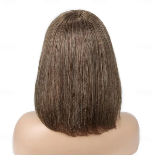 Short Pixie Cut Color Wigs 150% Brazilian Remy Straight Wig Human Hair Bob Wigs Fringe Wigs Human Hair Wigs For Black Women