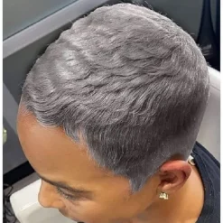Short Pixie Wig for Women Pixie Cut Wig Short Wig Pixie Cut Wigs for Black Women White Wigs for Women Layered Synthetic Heat Resistant Pixie Wig for Party Cosplay Use Halloween Wigs