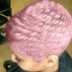 Short Pixie Wig for Women Pixie Cut Wig Short Wig Pixie Cut Wigs for Black Women White Wigs for Women Layered Synthetic Heat Resistant Pixie Wig for Party Cosplay Use Halloween Wigs