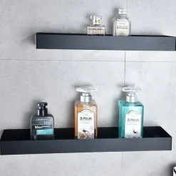 Shower Caddy 304 Stainless Steel Bathroom Shelf,Black New Design Creative Contemporary Modern Bathroom Storage Rack