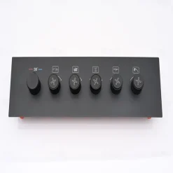 Shower Faucet,Rainfall Shower System Thermostatic Mixer valve Body Jet Massage Set - Rainfall Shower Multi Spray Shower Waterfall Contemporary Painted Finishes Mount Inside Brass Valve