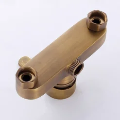 Shower Faucet,Shower System Set,Rainfall Antique Antique Copper Shower System Ceramic Valve Bath Shower Mixer Taps