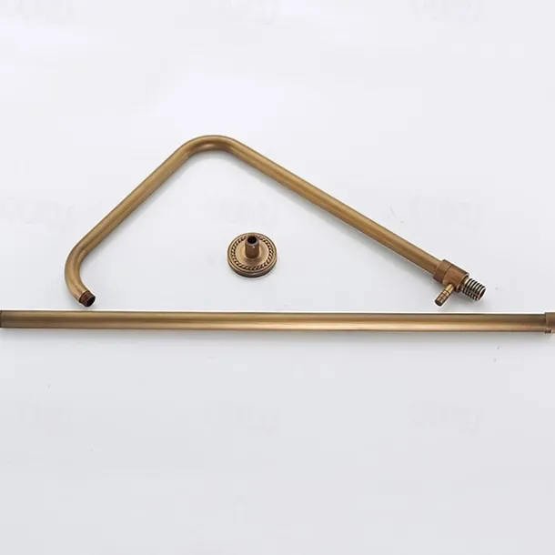 Shower Faucet,Shower System Set,Rainfall Antique Antique Copper Shower System Ceramic Valve Bath Shower Mixer Taps