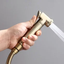 Shower Faucet,Shower System Rainfall Shower Head System Thermostatic Mixer valve Set - Handshower Included pullout Rainfall Shower Antique Country Nickel Brushed Mount Inside Ceramic Valve