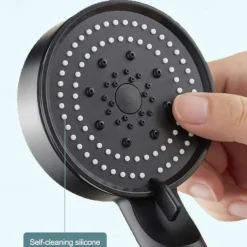 Shower Head High Pressure Handheld Spray with 5 Mode Showerhead, Adjustable High-Pressure Water Saving Shower Head Held, Shower Bathroom Accessories