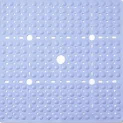 Shower Mats Rubber Shower Mat with Drain Hole - Non-Slip Bathtub Mat for Bathroom, Anti-Mildew, Quick-Drying, Comfortable and Safe for Kids and Elderly