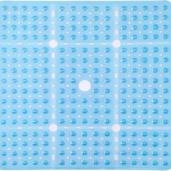 Shower Mats Rubber Shower Mat with Drain Hole - Non-Slip Bathtub Mat for Bathroom, Anti-Mildew, Quick-Drying, Comfortable and Safe for Kids and Elderly