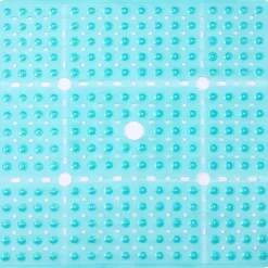 Shower Mats Rubber Shower Mat with Drain Hole - Non-Slip Bathtub Mat for Bathroom, Anti-Mildew, Quick-Drying, Comfortable and Safe for Kids and Elderly