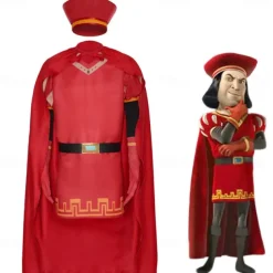 Shrek Lord Farquaad Cosplay Costume Movie Cosplay for Men's Women's Boys Kid's Adults' Halloween Carnival Children's Day