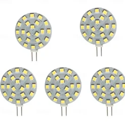 SidePin LED G4 350 Lumens 3 Watt (30W Equal) 180 Degree Beam Angle NOT Dimmable AC-DC 12 Volt JC G4 Bipin Base LED Disc Halogen Replacement Bulb