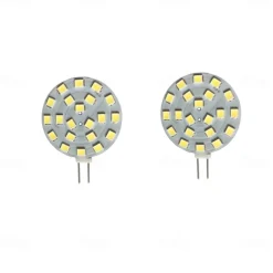 SidePin LED G4 350 Lumens 3 Watt (30W Equal) 180 Degree Beam Angle NOT Dimmable AC-DC 12 Volt JC G4 Bipin Base LED Disc Halogen Replacement Bulb