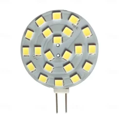 SidePin LED G4 350 Lumens 3 Watt (30W Equal) 180 Degree Beam Angle NOT Dimmable AC-DC 12 Volt JC G4 Bipin Base LED Disc Halogen Replacement Bulb